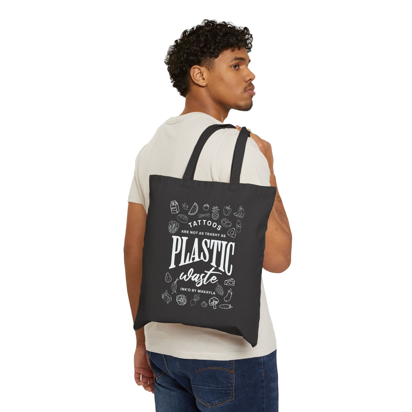 Cotton Canvas Grocery Bag