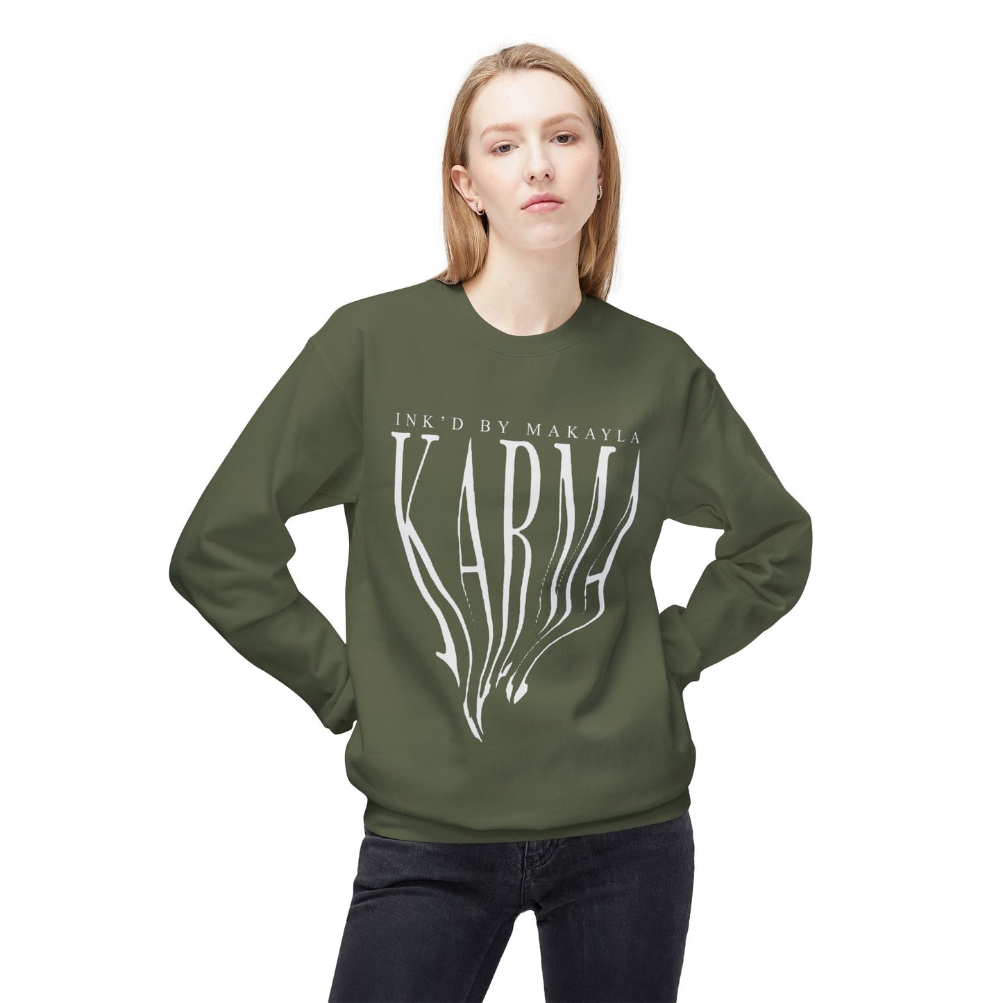 Karma Fleece Crewneck Sweatshirt