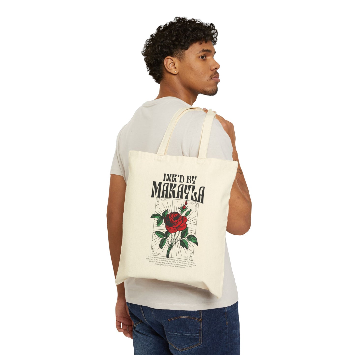 Ink'd Cotton Canvas Tote Bag